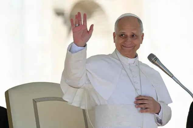 Papa Leone XIV in piazza San Pietro