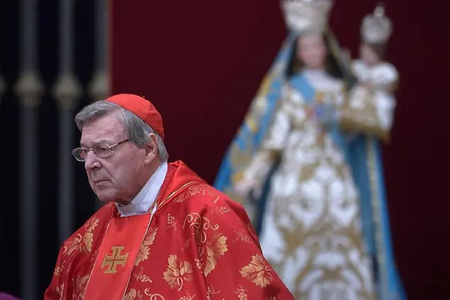 Cardinal George Pell. Pope Francis during the holy mass of Pentecost Sunday at St Peter's square in Vatican. on 4 June 2017 Photo by: Stefano Spaziani/picture-alliance/dpa/AP Images