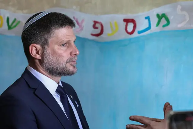 Il ministro delle Finanze israeliano Bezalel Smotrich