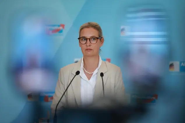 La leader di AfD Alice Weidel