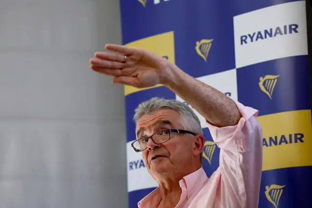 Michael O’Leary, amministratore delegato di Ryanair (foto LaPresse)