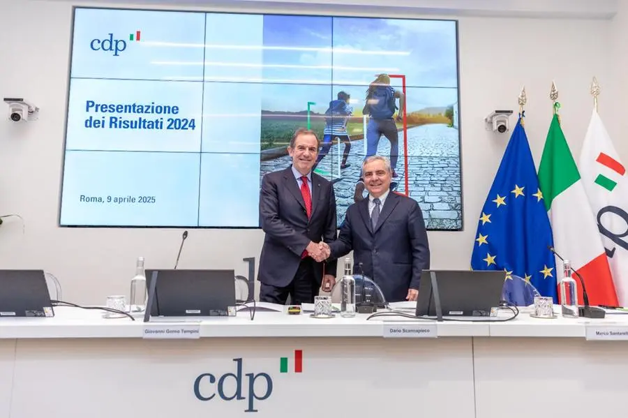 Il presidente di Cdp Giovanni Gorno Tempini e l'amministratore delegato Dario Scannapieco