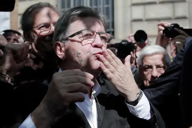 («Niente mi rinvigorisce quanto la lotta», ha detto Mélenchon dopo la sconfitta alle presidenziali. Preparava già le legislative.\\u00A0Foto LaPresse)