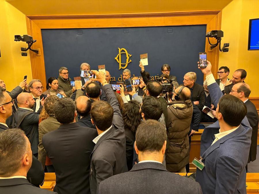 Proteste di CasaPound sulla legge per la remigrazione