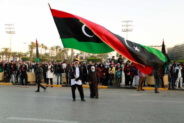 Il 24 dicembre la celebrazione per i 70 anni di indipendenza libica\\u00A0(AP Photo/Yousef Murad)