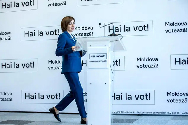 La presidente moldava Maia Sandu