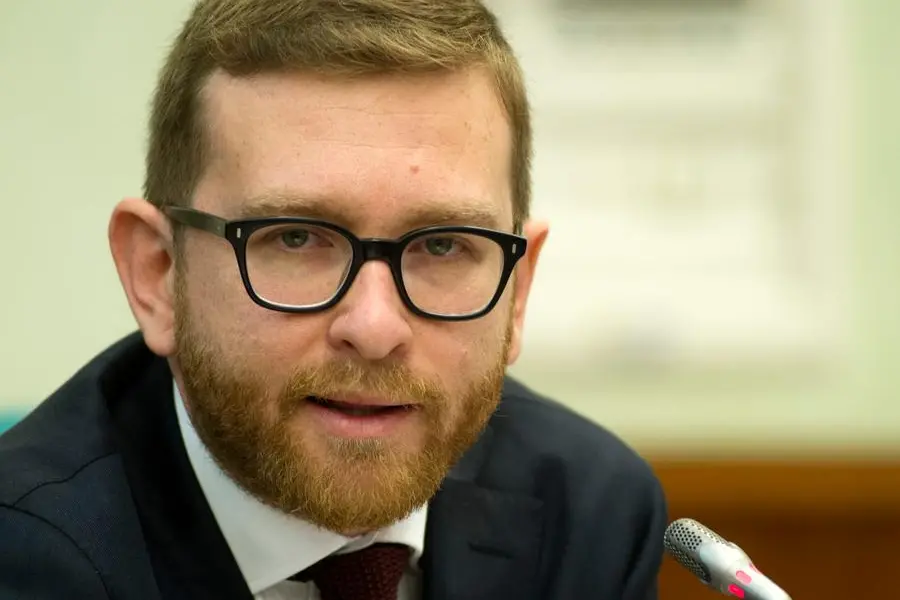 Roma 29/03/2017, Andrea Orlando presenta la conferenza programmatica a sostegno della sua mozione congressuale. Nella foto Giuseppe Provenzano