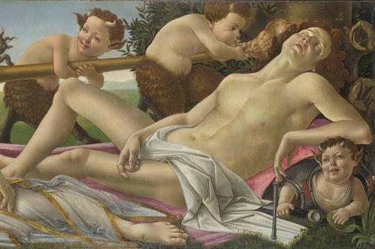 Sandro Botticelli, Venere e Marte (Wikipedia)