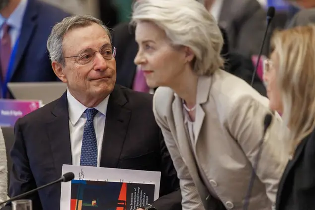 Mario Draghi e Ursula von der Leyen