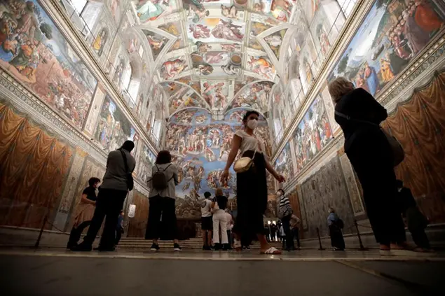 Roma, musei Vaticani\\u00A0(AP Photo/Alessandra Tarantino)