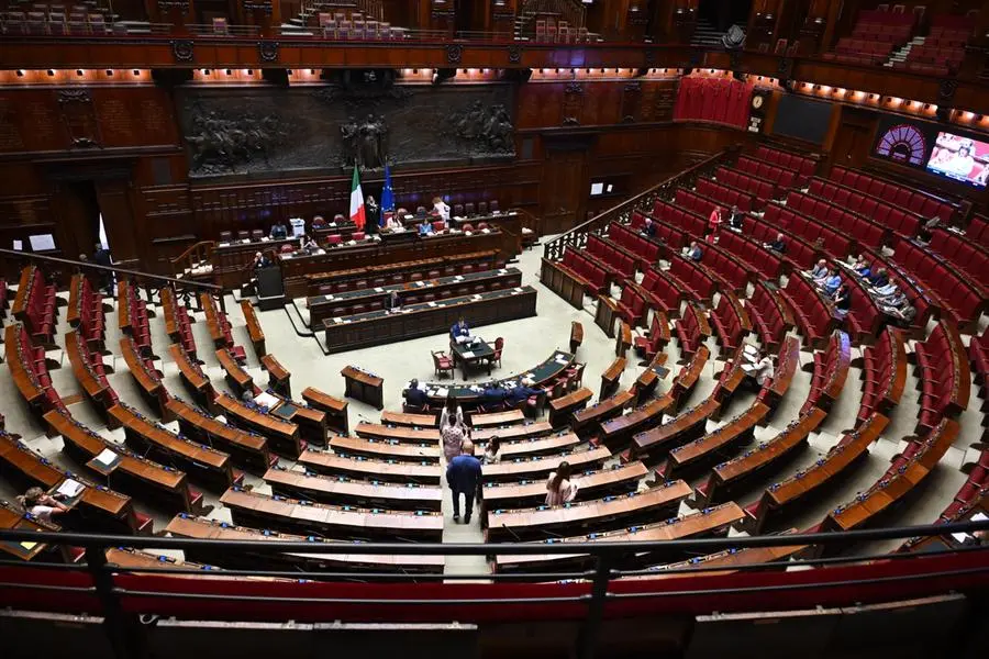 L'auta della Camera dei deputati (foto Ansa)