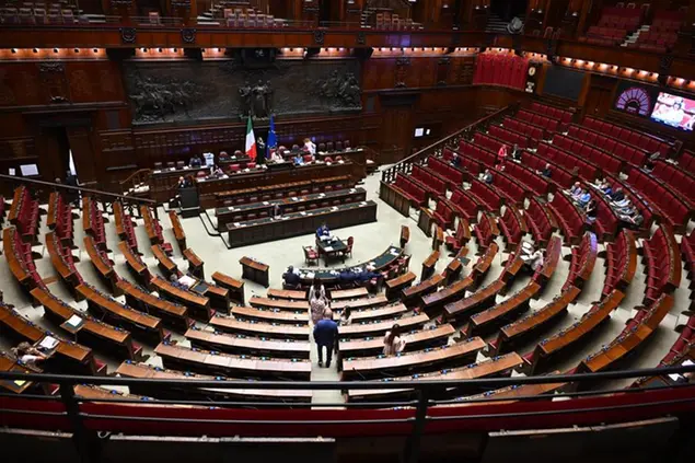 L'auta della Camera dei deputati (foto Ansa)