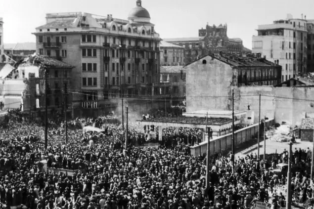 ©Lapresse Archivio storico. Milano, Piazzale Loreto