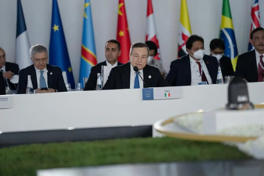 30/10/2021 Roma, a termine della prima sessione di lavoro del G20 Rome Summit, si Ã¨ tenuto il Leadersâ€™ Side-Event â€œSupporting SMEs and women-owned businesses to build forward betterâ€, con l'intervento introduttivo del Presidente del Consiglio Mario Draghi