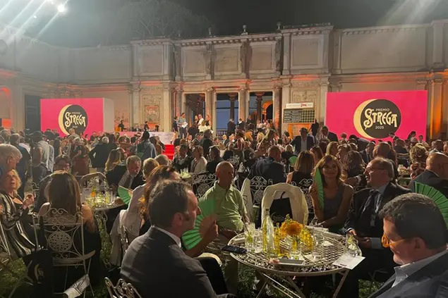 Serata premiazione Strega 2025 al Ninfeo