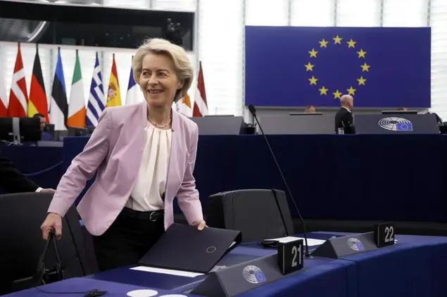 (Ursula von der Leyen. Foto Epa/Ansa)