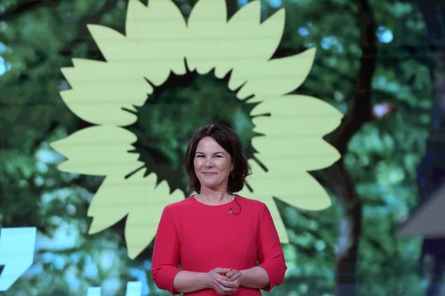 Annalena Baerbock \\u00E8 candidata dei Verdi per la successione di Angela Merkel alle elezioni di settembre foto LaPresse