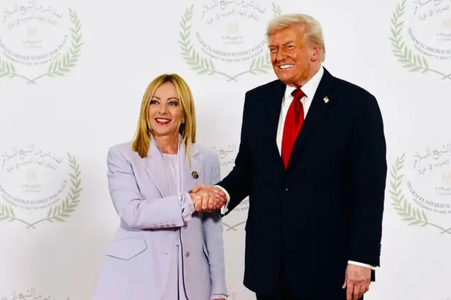 Giorgia Meloni e Donald Trump