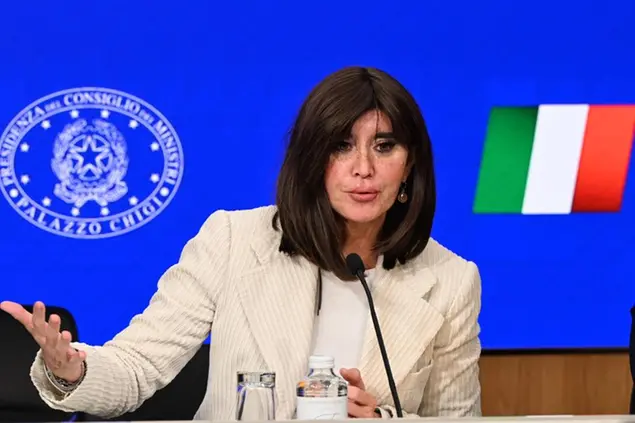 La ministra dell'università e della ricerca, Anna Maria Bernini