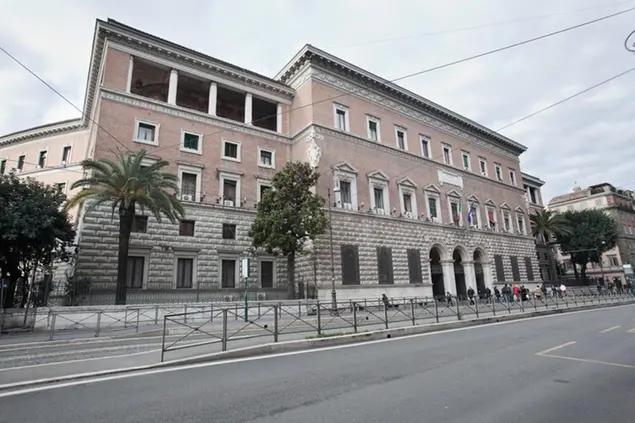 La sede del ministero di Grazia e Giustizia di via Arenula (foto Agf)