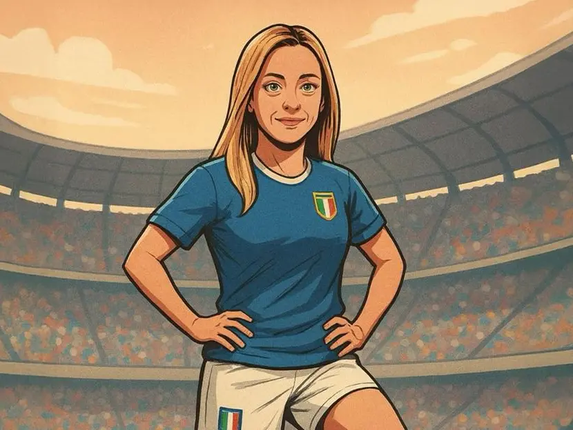 Meloni come Holly, Vannacci-Salvini gladiatori: Fratelli di Ia