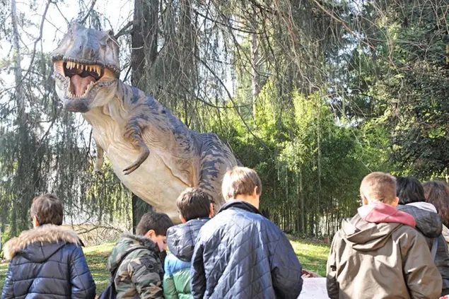 Una mostra sui dinosauri al museo di storia naturale di Firenze