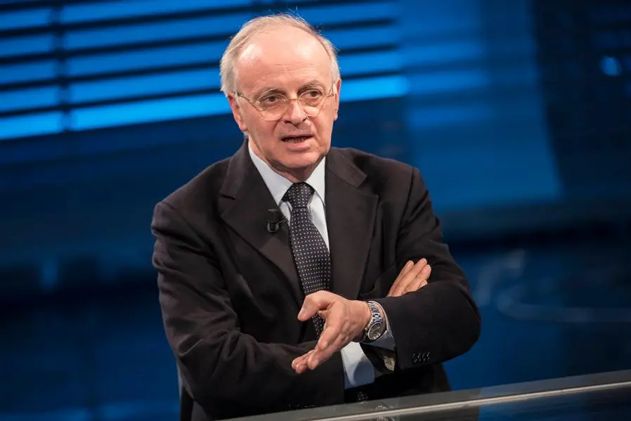 Foto Roberto Monaldo / LaPresse 30-03-2017 Roma Politica Trasmissione tv \\\"Night Tabloid\\\" Nella foto Piercamillo Davigo Photo Roberto Monaldo / LaPresse 30-03-2017 Rome (Italy) Tv program \\\"Night Tabloid\\\" In the photo Piercamillo Davigo