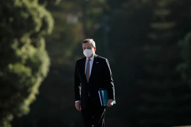 (Mario Draghi. Foto LaPresse)