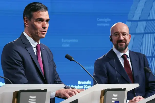 Premier spagnolo e presidente del Consiglio europeo. Foto Ansa