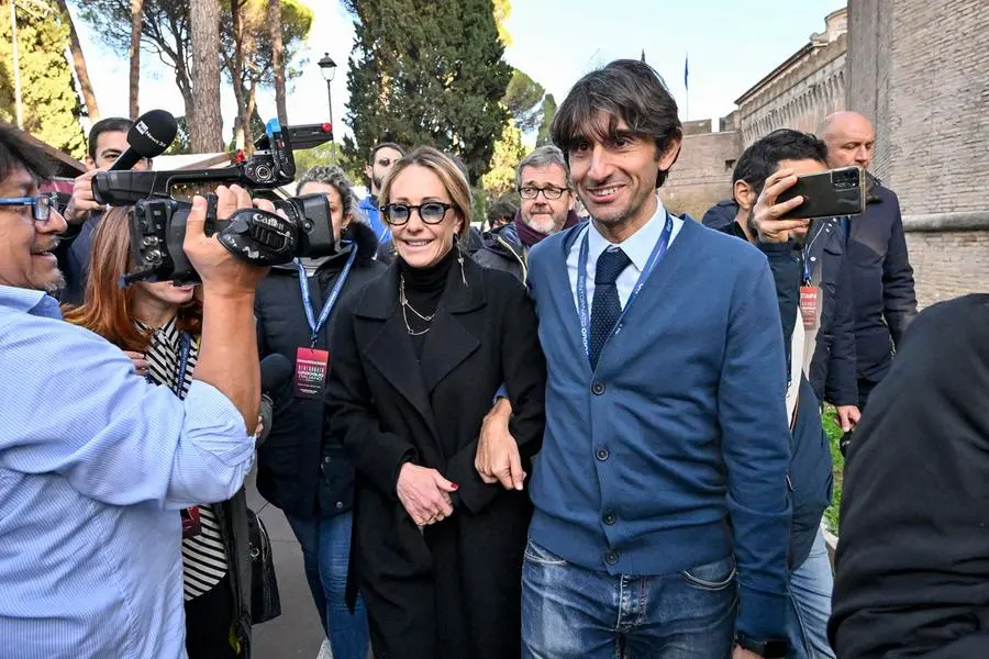 Arianna Meloni e Giovanni Donzelli alla manifestazione politica organizzata da Fratelli d'Italia: 'Atreju 2023 Bentornato orgoglio italiano'