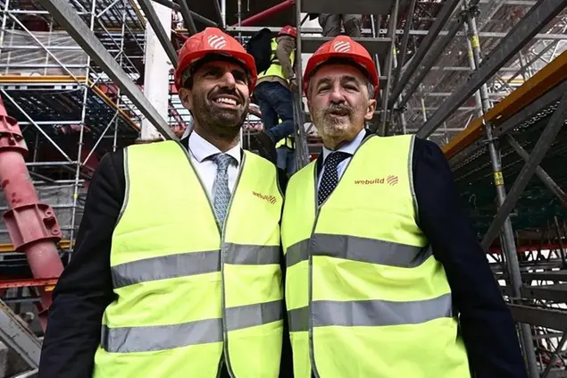 Il broker Carlo De Simone e il governatore della Liguria Marco Bucci