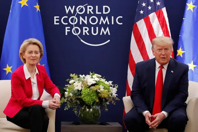 Ursula von der Leyen e Donald Trump