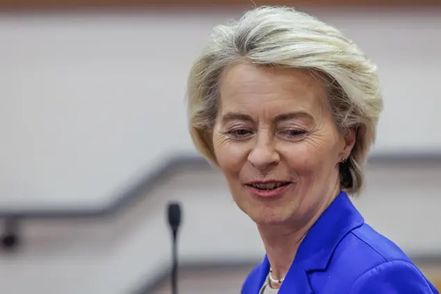 La presidente della Commissione Ue Ursula von der Leyen