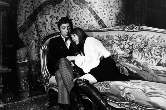 Nella foto: Jane Birkin e Serge Gainsbourg (Archivio Cioni Spinelli/LaPresse)
