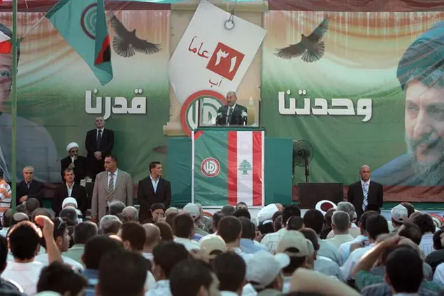 Una cerimonia a Beirut, in Libano, nel 2009 per commemorare la scomparsa dell'imam Musa al-Sadr