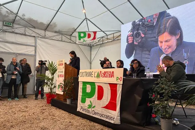 La segretaria del Pd Elly Schlein