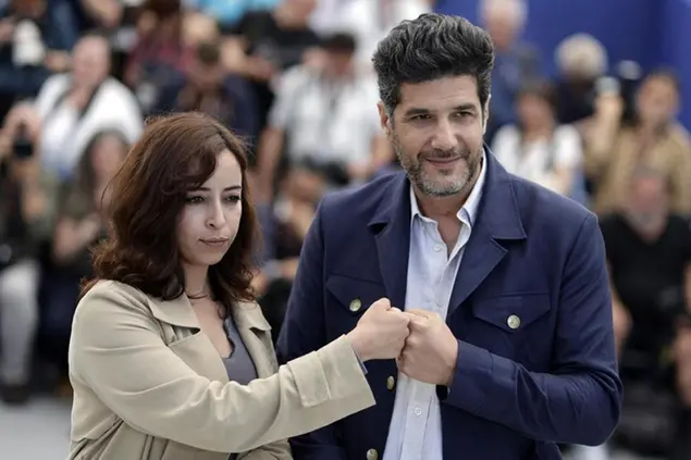 Nabil Ayouch e Nisrin Erradi, protagonista di Everybody Loves Touda, a Cannes