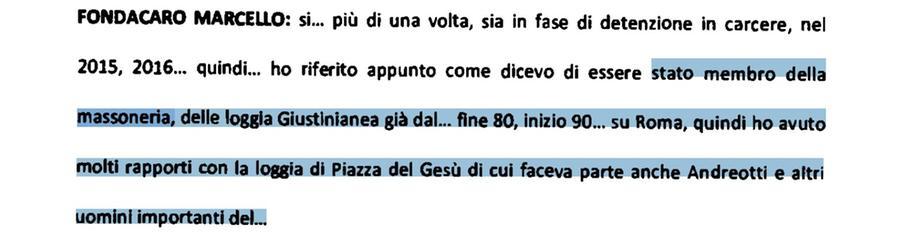 Il verbale di Marcello Fondacaro, massone, medico e proprietario di cliniche private: \\u00E8 stato uomo della 'ndrangheta, poi ha collaborato con la giustizia