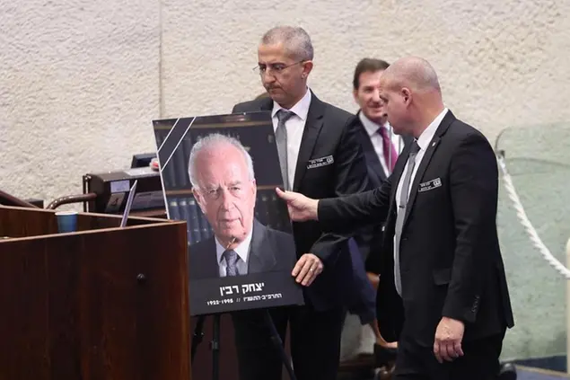 La commemorazione di Yitzhak Rabin alla Knesset