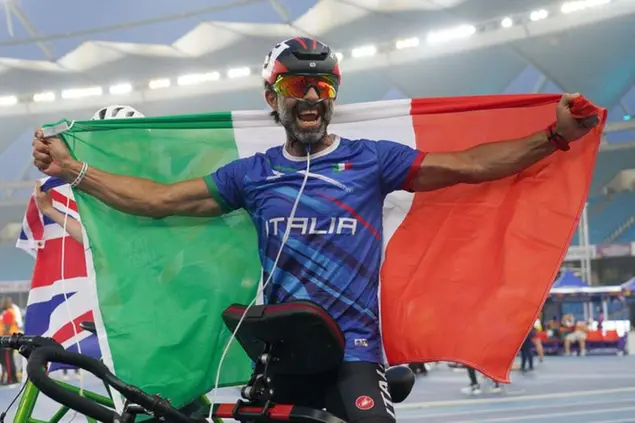 Carlo Calcagni ai Mondiali di atletica paralimpica (Credits: Comitato italiano paralimpico)