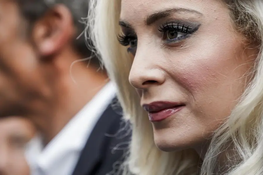 23/06/2022 Monza, Chiusura campagna elettorale di Forza Italia per le amministrative cittadine. Nella foto Marta Fascina