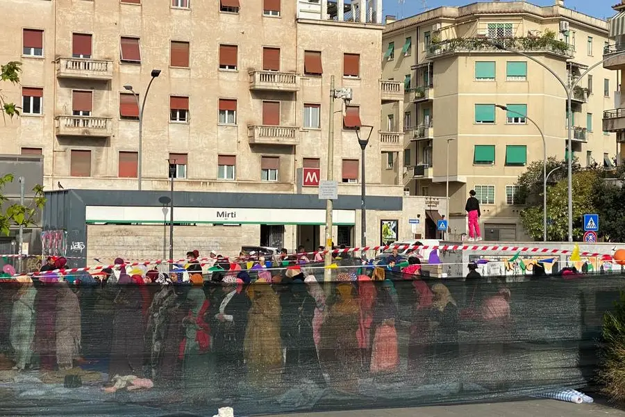 La foto pubblicata da Fabio Rampelli nel suo post su Facebook