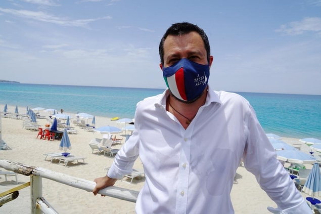 06/06/2021 Zambrone, Matteo Salvini in Calabria per gli stati generali della Lega