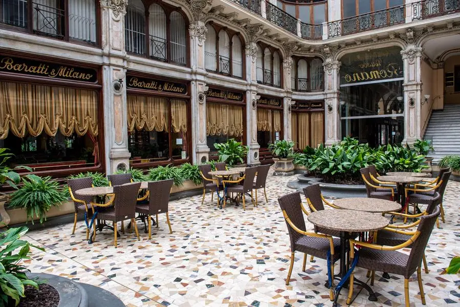 Piemonte, primo giorno di lockdown dopo nuovo Dpcm. Foto: LaPresse/Nicolo' Campo