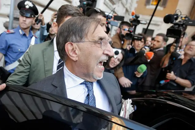 Foto Cecilia Fabiano/LaPresse 14-10-2022 Roma, Italia - Politica - Elezione di Lorenzo Fontana a presidente della Camera - Nella Foto : Ignazio La Russa October 14 , 2022 Rome, Italy - Politics - Election of Lorenzo Fontana as Speaker of the Chamber - In the photo: Ignazio La Russa