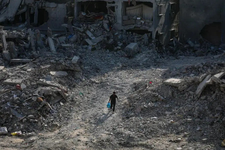 Le macerie di Gaza City