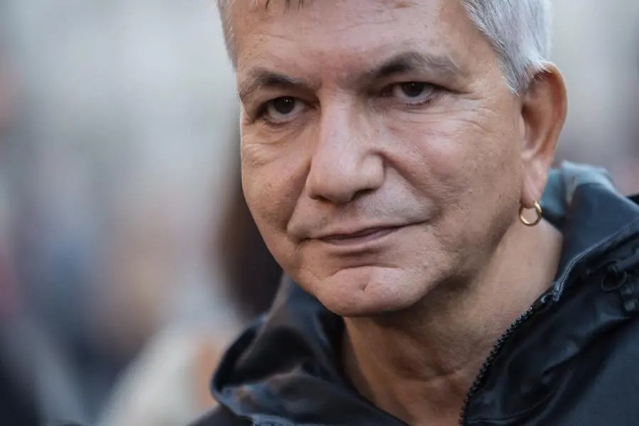 24/10/2017 Roma. Proteste davanti a palazzo Madama contro l'approvazione al Senato della legge elettorale Rosatellum bis. Nella foto Nichi Vendola