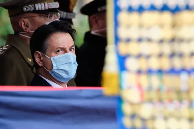 Roma. Giuseppe Conte alla cerimonia di avvicendamento del Comandante Generale dell’Arma dei Carabinieri Foto\\u00A0LaPresse