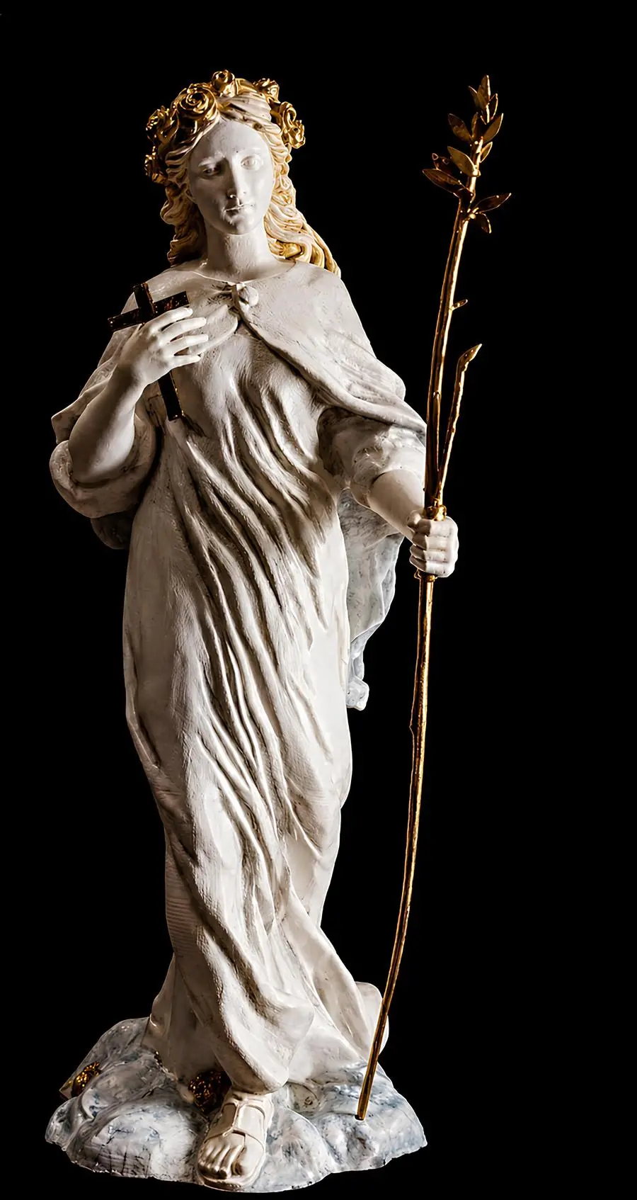Filippo Sapienza, bozzetto della statua di Santa Rosalia per il carro di Mario Cucinella Architects, 2026. 402° Festino di Santa Rosalia, Palermo