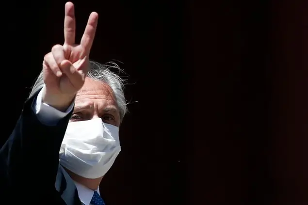 (Il presidente argentino Alberto Fernandez. Foto LaPresse)